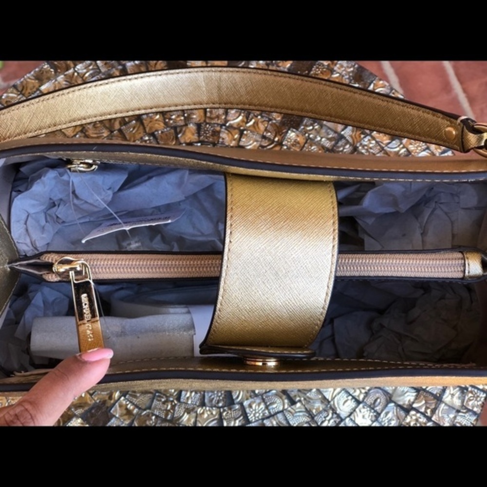 Michael kors Sofia shoulder bag+wallet set golden - Picture 4 of 7